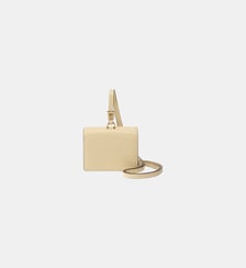 Portefeuille compact en cuir avec dragonne Pinko