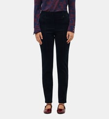 Pantalon pandrew - Motif uni - Coton - Coupe slim Caroll