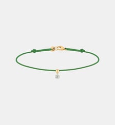 Bracelet Cordon BB - Diamant solitaire 0,07ct - Or jaune 750‰ La Brune & La Blonde