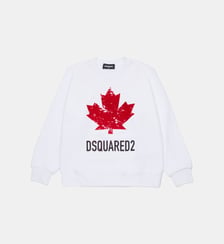 Sweat-shirt à col ras du cou avec logo sport Dsquared2