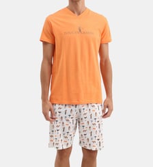Pyjashort en jersey de coton léger - Toucankamon Arthur