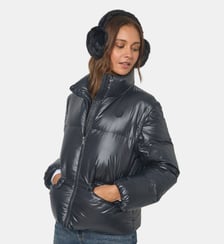 Doudoune oversize courte Kimberly shiny Jott