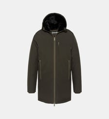 Manteau long à capuche Schott