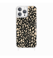 Coque de téléphone glossy léopard avec anneaux pour iPhone 14 Pro La Coque Française
