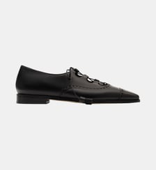 Rippley - Derbies En Cuir Brossé Noir Parallèle