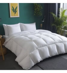 Couette TEMPEREE 80% duvet - Coton - Gaëlle Wake Me Green