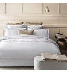 Housse de couette imprimée en satin de coton bio, MIRABEAU Alexandre Turpault