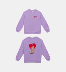 Sweat col rond imprimé broderie TUCKY La Petite Etoile