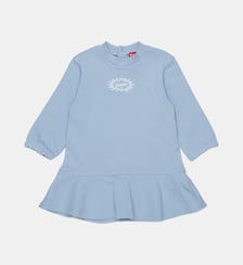 Robe en molleton avec logo Diesel Kids