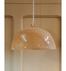 Lampe baladeuse en céramique beige Paulette N°105- Produit chiné Debongout