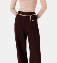 Pantalon en tweed Maje