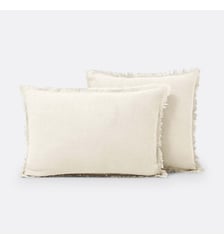 Housse de coussin lin lavé La Redoute Interieurs