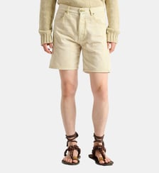 Bermuda en denim délavé Balmain