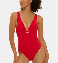 Maillot de bain 1 pièce bonnet mousse sans armature - Ecarlate Simone Pérèle