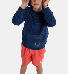 Short de bain uni avec slip Timberland