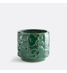 Cache-pot en céramique reliéfée, diamètre 21 cm La Redoute Interieurs