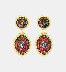 Boucles d'oreilles clip Angèle rond et goutte  - Angele Satellite