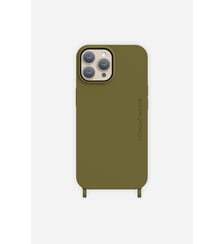 Coque de téléphone kaki soft touch avec anneaux pour iPhone 15 Pro Max La Coque Française