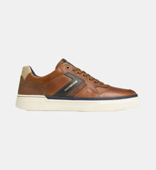 Tennis basses Lermi perforations cuir et suède Redskins