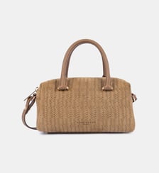 Sac à main Tressé Cube en cuir Lancaster
