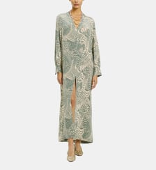 Robe piri en crêpe de chine Momonì