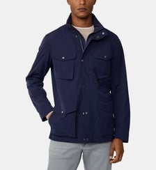 Parka à capuche Velo Speed en nylon Hackett London
