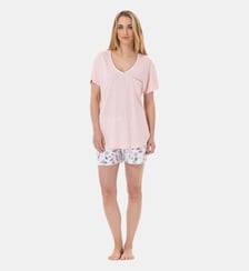 Pyjama short en coton BLOOM 900 Lingerie Le Chat