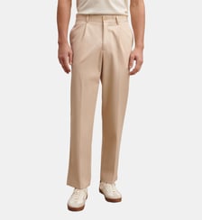 Pantalon à plis Bompard