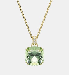Pendentif Millenia, Taille coussin, Métal rhodié Swarovski