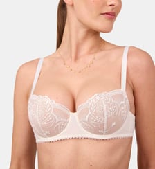 Soutien-gorge corbeille mousse Poésie lys Maison Lejaby