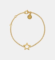Bracelet en argent 925 plaqué en or jaune 18K avec étoile Aristocrazy
