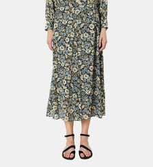 Jupe midi à fleurs - JELINA Gerard Darel