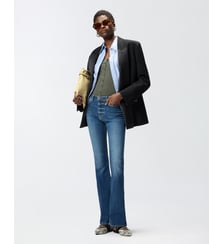 Jean flare en denim stretch Pinko
