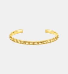 Fin Bracelet rigide doré écailles de crocodile Thomas Sabo