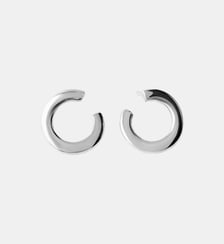 Boucles d’oreilles en anneau en argent 925 à forme irrégulière Aristocrazy