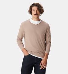 Tee-shirt col V L'Essentiel Ikks