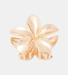 Pince à cheveux fleur tropicale dorée Balaboosté