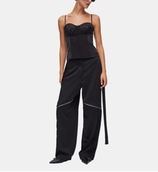 Pantalon large avec zip Liu Jo