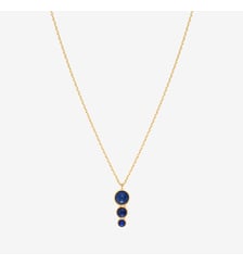 Collier doré rhodochrosite - andrea Caroline Najman