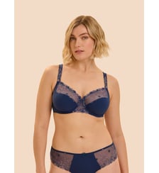 Soutien-gorge avec armature emboitant - Bleu Rainbow Simone Pérèle