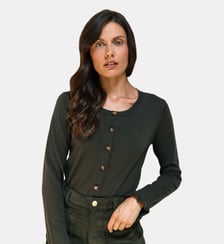 Gilet col rond uni MONET La Petite Etoile