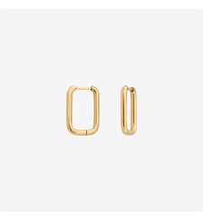 Boucles d'oreilles créoles petit modèle doré  simon Caroline Najman