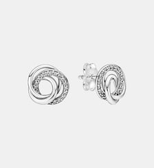 Clous d'Oreilles Cercles Ma Famille Pour Toujours Pandora