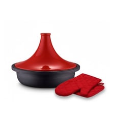 Tajine 32cm ceramique avec gants Essentiel B