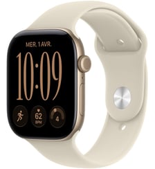 Montre connectée Serie 12 46mm Alu Or clair / Sable S/M Apple