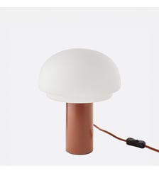 Lampe opaline et métal fer H27 La Redoute Interieurs