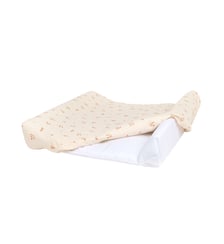 Housse de matelas à langer en nid d'abeille de coton bio Opera Nobodinoz