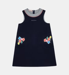 Robe sans manches avec logo Marni