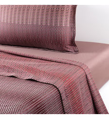 Drap plat en satin de coton Boss Home