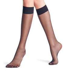 Mi-Bas Seidenglatt 15 Fibre artificielle Transparent Falke